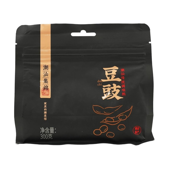 潮汕集锦 豆豉 300g【蒸鱼排骨小炒肉香豉】【广东特产】