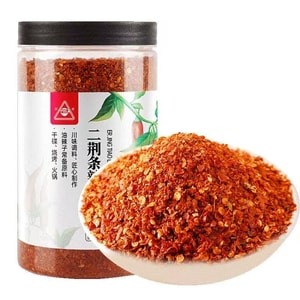 【中国直邮】 川珍 二荆条辣椒面四川辣椒粉油泼辣子面海椒面火锅厨房调料250g*1罐