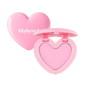 韩国LILYBYRED丽丽百乐 爱心单色腮红膏 #02 Innocent Pink 纯真粉 冷调牛奶粉【小红书爆款】