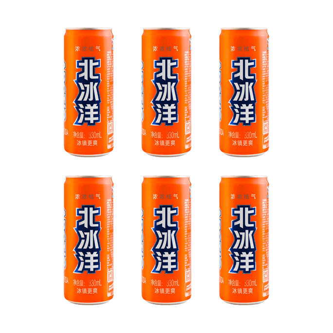 【Value Pack】Orange Soda, 11.15fl oz*6