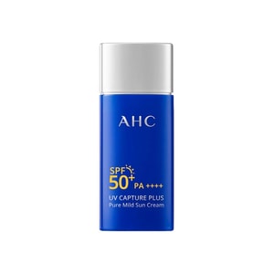 [중국 직배송] 한국산 AHC 선크림, 얼굴용 선크림 로션, 가벼운 제형, SPF50+ PA++++ 고함량, 50ml (작은 파란색 병)