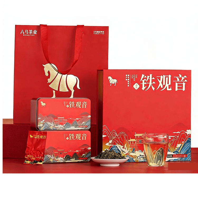 中国直送】巴馬茶業 安渓鉄観音茶 本格蘭の香り 浅煎り烏龍茶 ギフト