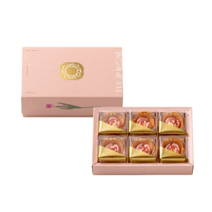 Spring Strawberry Tulip Chocolate Layered Pastry (6 pieces)
