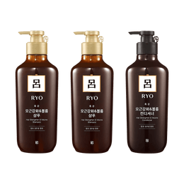 Hair Strengthening & Volumizing Shampoo 550ml*2 + Conditioner 550ml*1