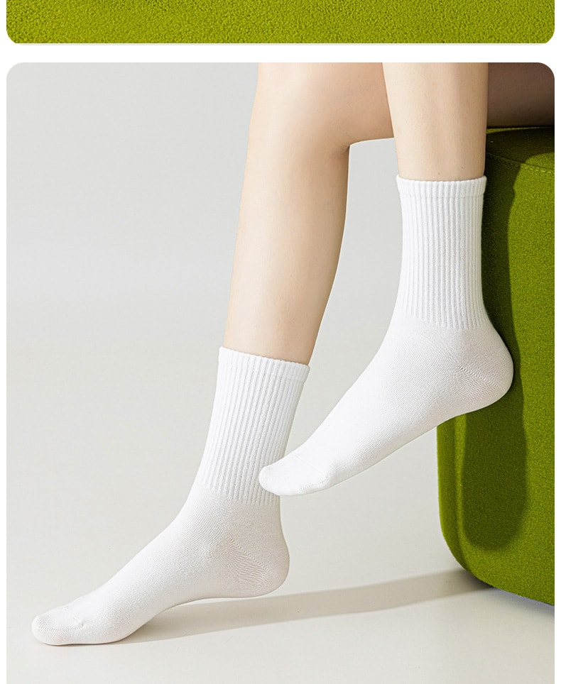Chaussettes jetables à usage unique Shangguan, chaussettes à usage unique, indispensables en voyage, anti-odeur, absorbant la transpiration, respirant, blanc, mi-mollet, lot de 5 paires [Hygiénique, bénédiction pour paresseux, ne fait pas transpirer les pieds en été, pour voyages d'affaires, tourisme, activités de plein air, camping, activités de groupe]
