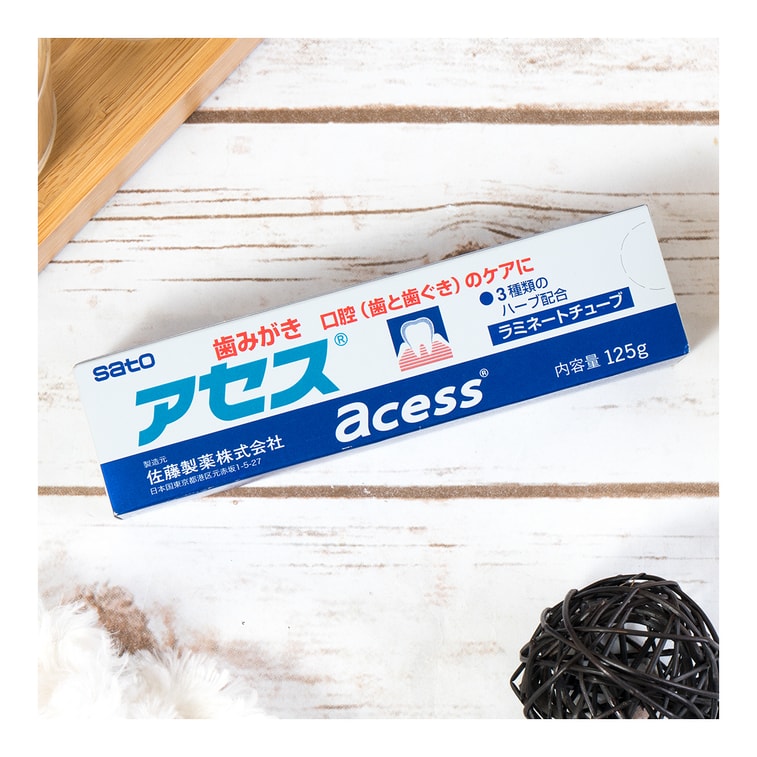 ACESS 구강 관리용 치약 (치아 및 잇몸용), 4.41온스 4