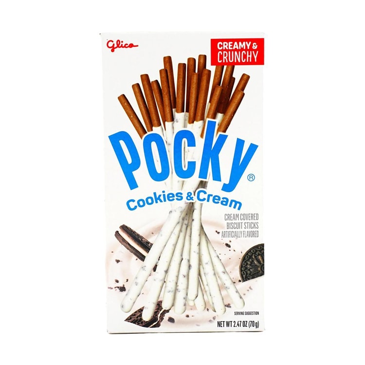 GLICO ポッキークッキー＆クリーム味70g - Yami