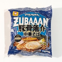 【日本直邮】日本 MARUCHAN  ZUBAAAN!豚骨鱼介 方便面 速食面 中华拉面 1包装