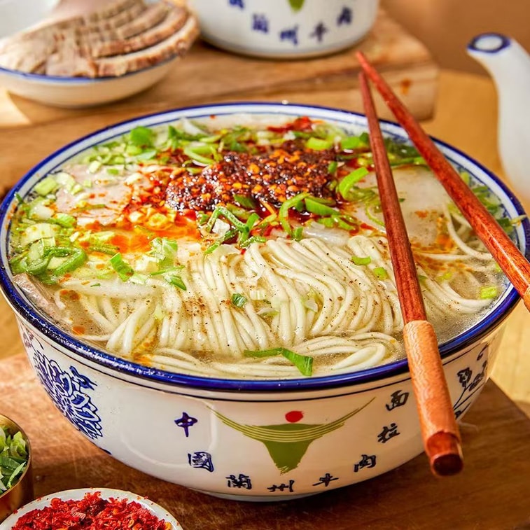 Lanzhou ramen soup seasoning beef ramen seasoning noodle seasoning cooking soup seasoning household noodle soup seasoning powder 8g*10 packs 7