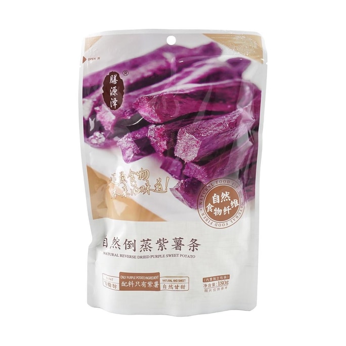 膳源澤 自然倒蒸紫薯條 180g