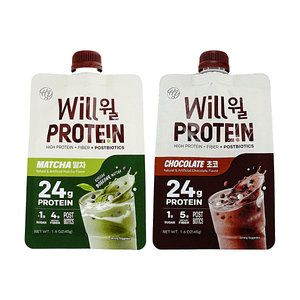 Matcha Protein Powder High Protein Low Sugar 1.59 oz×1 + Chocolate Protein Powder High Protein Low Sugar 1.59 oz×1【Matcha + Chocolate】