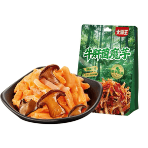 大霸王 牛肝菌魔芋 香辣味 165g 素毛肚魔芋爽解馋休闲零食