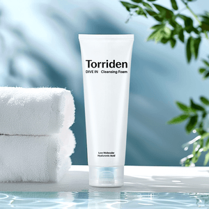 韩国TORRIDEN桃瑞丹 DIVE-IN低分子玻尿酸洗面奶 弱酸性清洁 温和净肤 水润保湿 150ml 化解推荐 敏感肌适用
