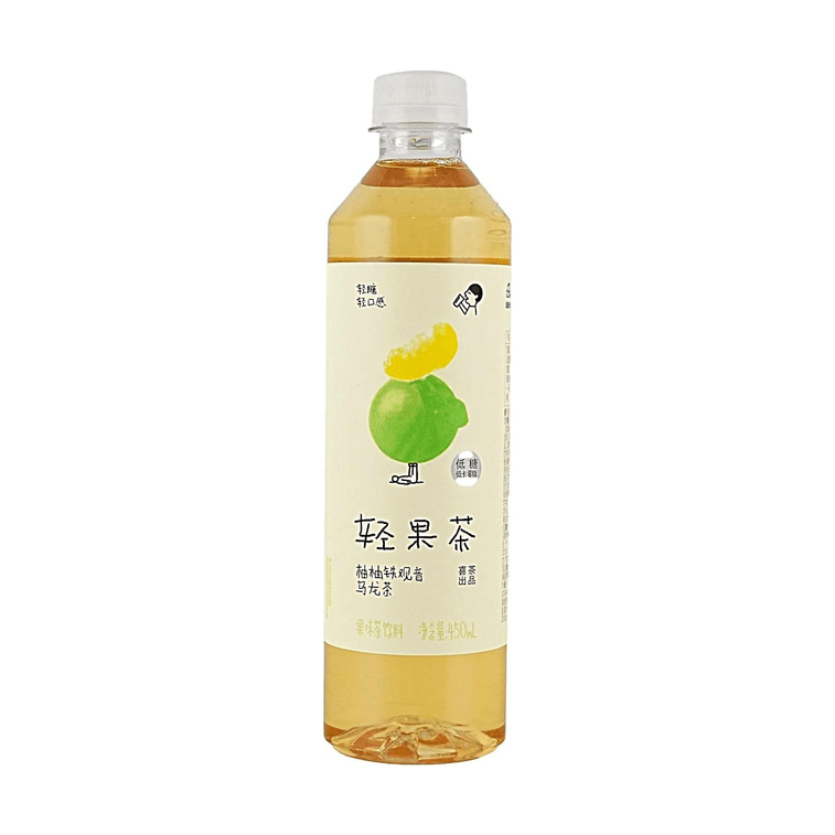 喜茶 輕果茶 果香茶飲料 柚柚鐵觀音烏龍茶 450ml【低糖低卡零脂】 4