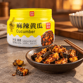 鲜辣食客 麻辣黄瓜 288g【30%减盐】【麻香爽口】