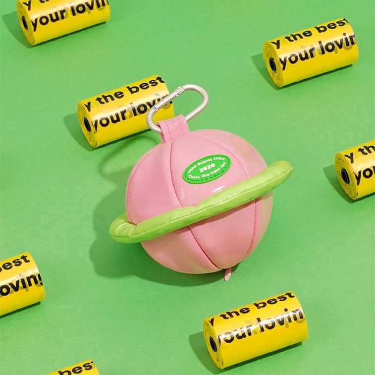 ZEZE Planet Outdoor Small Bag - Portable with Pet Waste Bags 1 Roll of 15 Bags 3