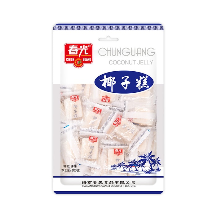 春光 海南特產糖果休閒零食椰子蛋糕椰糯糕不沾牙200g*1袋