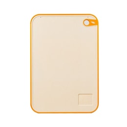 小麦秸秆 橙色厨房银离子菜板 双面砧板 高效抗菌 35*23cm 切水果 熟食 生食正反面区分 防霉易清洗 辅食砧板