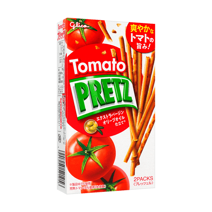 完熟トマト プレッツ - ベイクド プレッツェル スティック、2.12 オンス