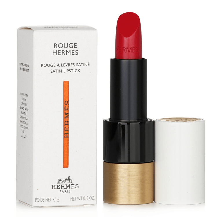 Hermes Rouge Hermes Satin Lipstick - # 64 Rouge Casaque (Satine