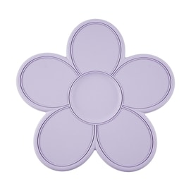Silicone Baby Food Mat Flower Placemat Blossom Purple