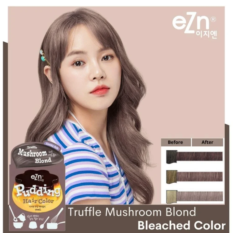 Shaking Pudding Hair Color Mushroom Blond Colorant 70ml + Developer 70ml -  Yamibuy.com