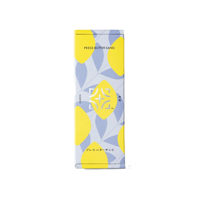 【日本直郵】 日本 press butter sand 夏季限定包裝 清爽檸檬 奶油夾心 黃油餅乾 5枚裝