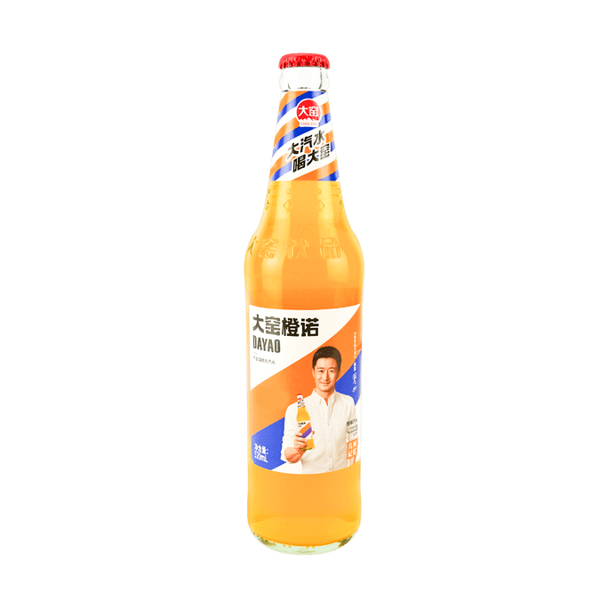 內蒙古【國貨汽水】大窯 橙味汽水 520ml