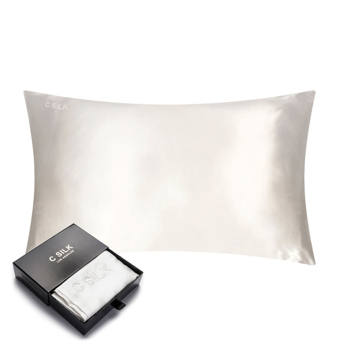 Silk Pillowcase 22mm Queen-White