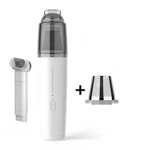 【中国直邮】 美国 法提娜 【99.5%过滤滤芯】车载吸尘器家用迷你便携式无线充电大功率手持强力除尘器金属滤网【两档功率超强吸力 卫生无死角】