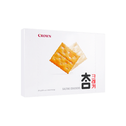 韩国CROWN 苏打饼干 奶盐饼干小零食 280g