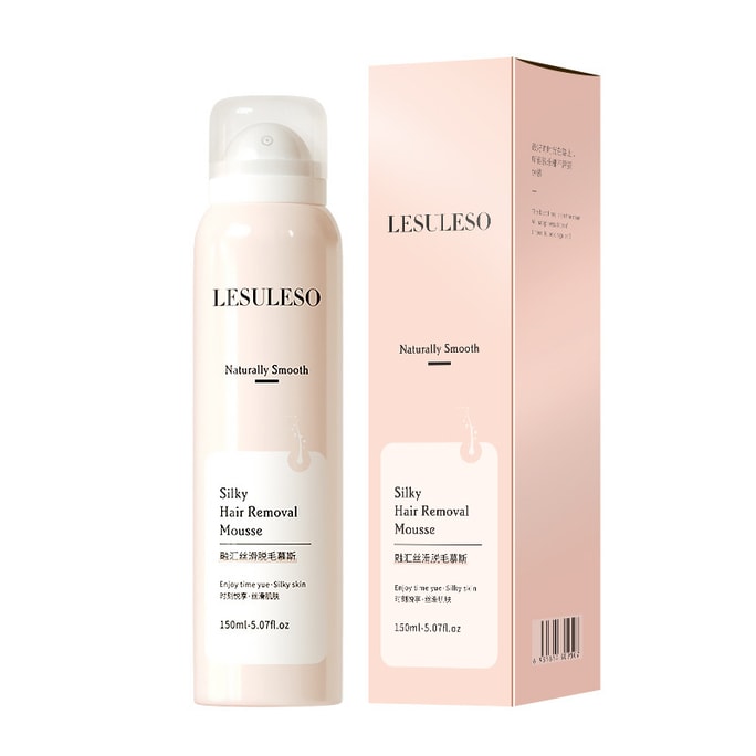 Mild and painless mousse hair removal spray 150ml