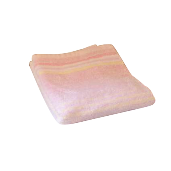 Bath towel thin quick dry absorbent pink