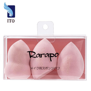 【日本直送】伊藤ららぽ メイクアップスポンジパフ（3個セット）