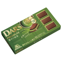 日本 MORINAGA森永 森永 期间限定 DARS 宇治抹茶使用 特制奢华版抹茶夹心巧克力46g(12粒)