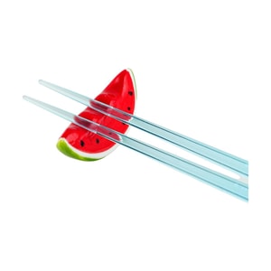 Japanese ceramic chopstick holder/red watermelon/6 * 2.5 * 2cm