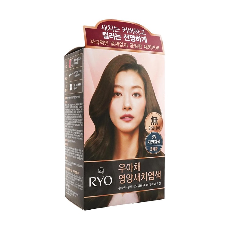 우아채 멋내기 새치크림, 자연갈색 #5N, 3회분 4