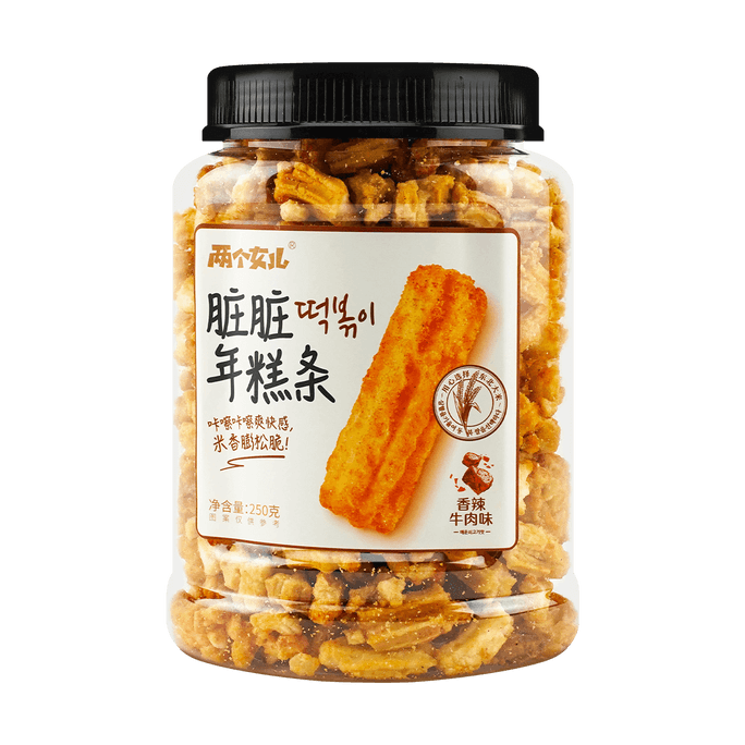 Rice Cake Bar, Spicy Beef Flavor, 8.82 oz