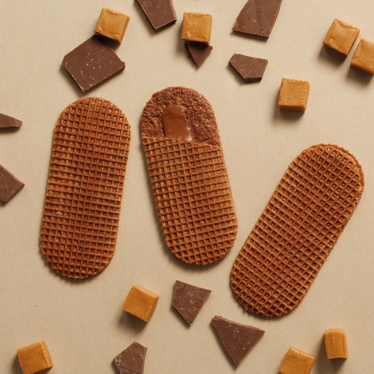 melted butter CHOCOLATE FROWERセット Airport Limited Butter No Itoko Chocolate caramel Waffles