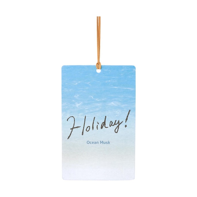 HOLIDAY MUSK HANGING AIR FRESHNER OCEAN MUSK