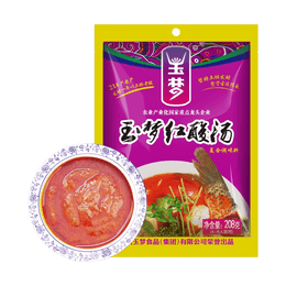 玉梦 凯里红酸汤 208g【酸汤鱼西红柿酸辣火锅底料】【贵州风味】【小红书爆火】【低卡低脂】
