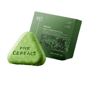 【中国直邮】 韩方五谷 侧柏叶乌斯曼养发皂 新疆乌斯曼草中药黑何首乌手工水控油去屑 150g