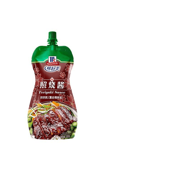 Teriyaki Sauce Cooking Seasoning Sauce Squeeze, 230g*1 Bag