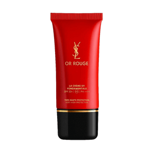 OR ROUGE La Creme UV Fondamentale Sunscreen, SPF50+ PA++++ 1.01 fl.oz. - Saffron Extract | Anti-Aging, Hydrating