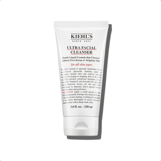 Kiehl's Deep Cleansing Foaming Facial Cleanser, Which Repairs The Skin Barrier and Gently Exfoliates, Is Suitable for All Skin Types  150ml