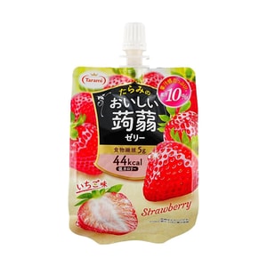 こんにゃくゼリードリンク ストロベリー味 5.2オンス【脂肪0・低カロリー】