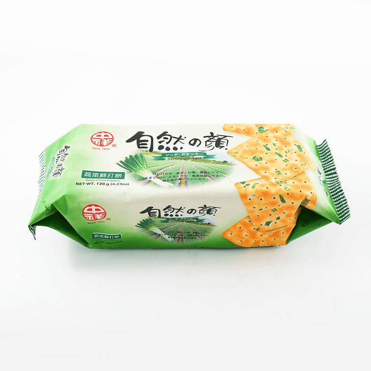 自然の顔青ネギクラッカー120g 9