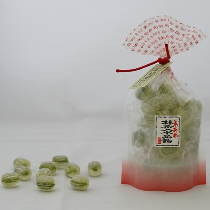 【日本直送】宇治京の飴工房抹茶糖袋装25粒100G糖果