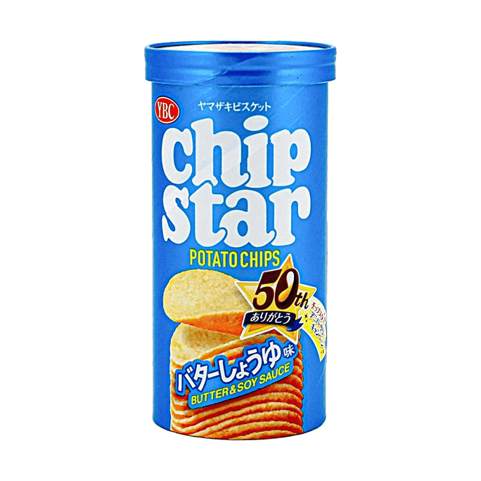 Chip Star Potato Chips Butter Soy Sauce Flavor, 1.5 oz