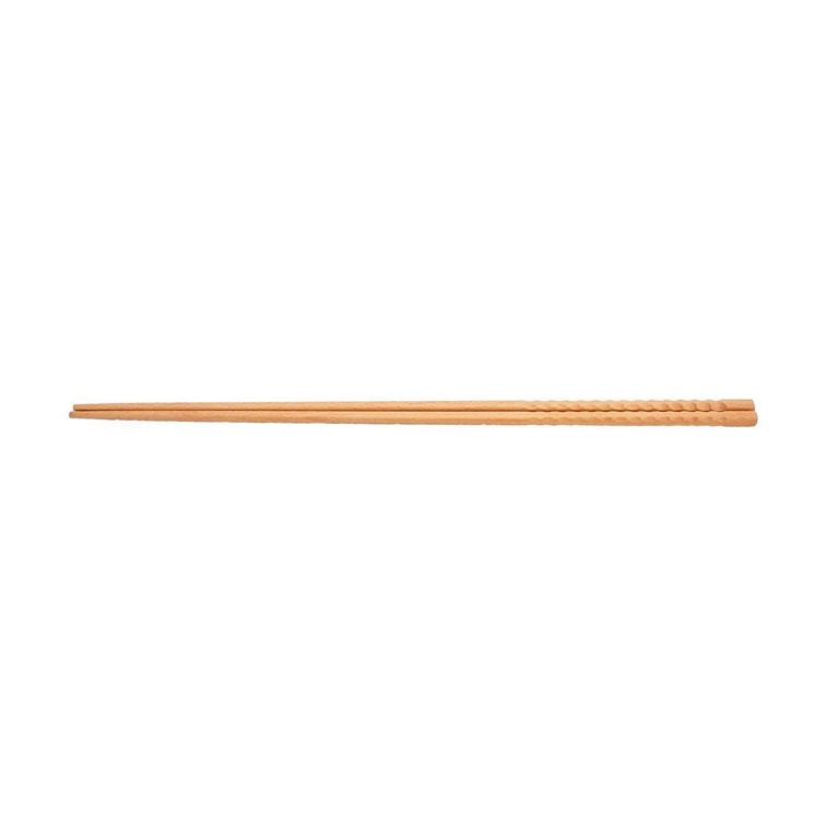 川島屋 櫸木火鍋筷子 無漆無蠟耐高溫家用防滑長筷 42cm 3